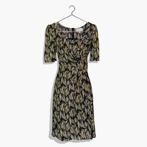 Anthropologie Moulinette Soeurs Silk Feather Dress 4